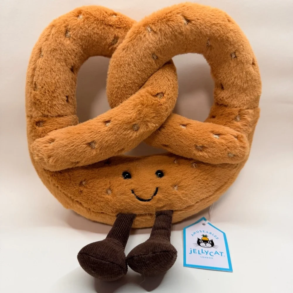 Jellycat amuseables pretzel new with tags - Picture 4 of 9
